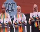 BJP releases ‘Sankalp Patra’ election manifesto, makes 75 pledges